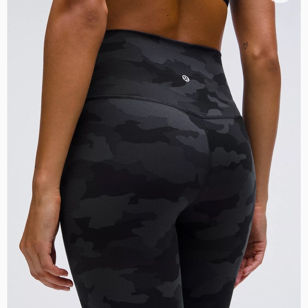Lululemon Athletica Black Patterned Leggings